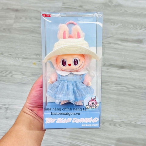 1122 -  Labubu Mokoko V3 - Váy Xanh - Size 18cm - The Monsters Catch Me If You Like Me (Mokoko Original) Close To Sweet Spring Flower Sweetheart - Gấu Bông Art Toy [CHÍNH HÃNG] POP MART
