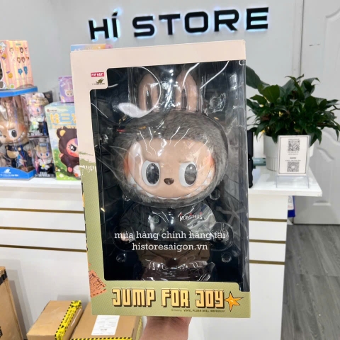 1157 - Labubu JUMP FOR JOY Gấu Bông Art Toy  - POP MART The Monsters Series Vinyl Plush Pendant Doll - Size 38cm - Code 6941848280091 [HÀNG CHÍNH HÃNG]