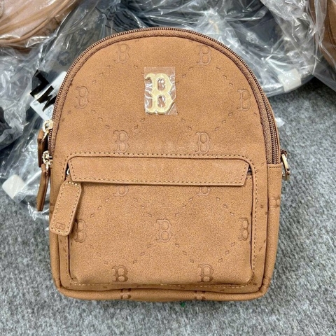 1702 - Balo MLB Diamond Monogram Boston Red Sox Brown 7ABKMD75N-43BRS [HÀNG CHÍNH HÃNG]