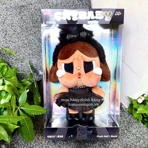 1719 - Crybaby Shiny Đen POPMART Crybaby Shiny Shiny 6941313012769 Plush Doll [HÀNG CHÍNH HÃNG]