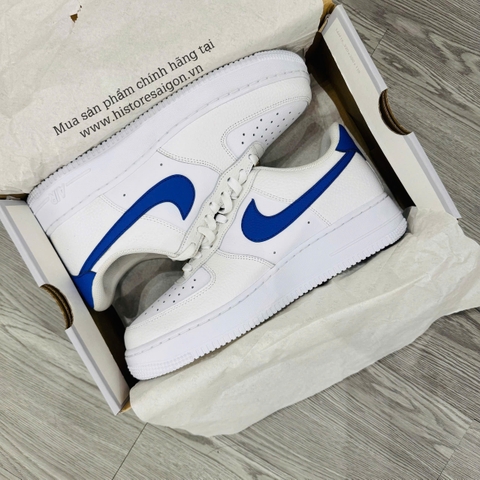 467 -  Giày Nike Air Force 1 White Royal Blue DM2845 100  [HÀNG CHÍNH HÃNG]