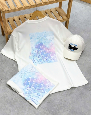 1832 - Áo New Era NY Graphic Bong Bóng Trắng [HÀNG CHÍNH HÃNG]