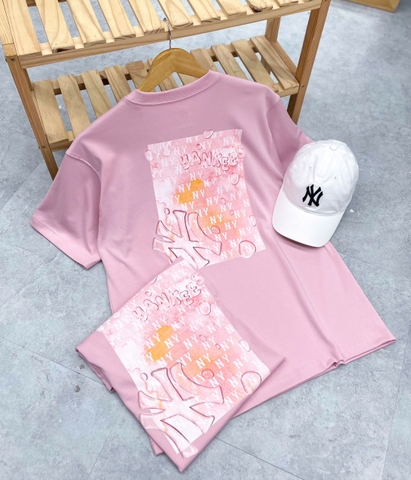 1833 - Áo New Era NY Graphic Bong Bóng Hồng [HÀNG CHÍNH HÃNG]