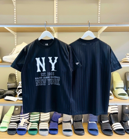 1838 - Áo New Era NY Wavy Đen Suông Mềm [HÀNG CHÍNH HÃNG]