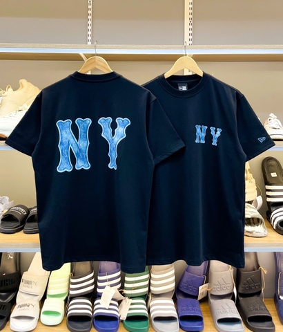 1841 - Áo New Era NY Denim Jeans Đen [HÀNG CHÍNH HÃNG]