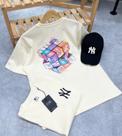 1880 - Áo New Era NY Rubik Trắng [HÀNG CHÍNH HÃNG]