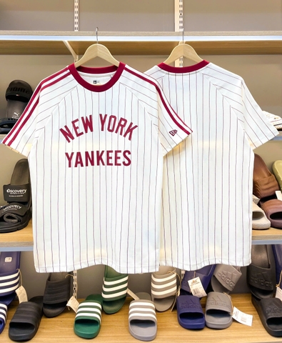 1913 - Áo New Era NY New York Yankees Đỏ Sọc Trắng [HÀNG CHÍNH HÃNG]
