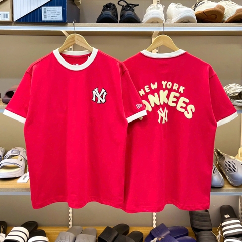 1992 - Áo New Era NY New York Yankess Đỏ Noel [HÀNG CHÍNH HÃNG]