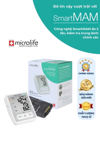 Máy đo huyết áp điện tử Microlife B3 Basic