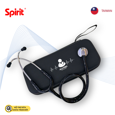 Ống nghe 1 mặt nhi khoa Spirit CK-M606PF màu đen