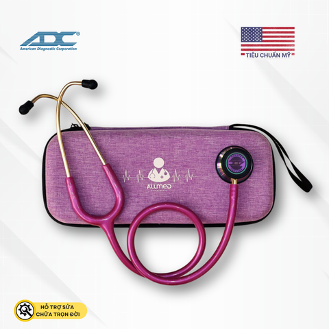 Ống Nghe ADC Classic Adscope® 608 hồng cầu vồng Iridescent Metallic Raspberry