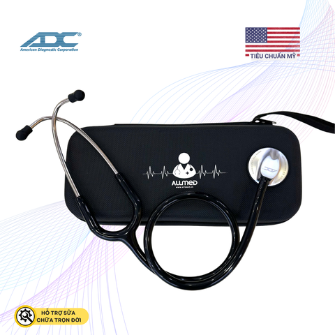 Ống Nghe 1 mặt ADC Classic Adscope® 612 Lightweight Platinum màu đen