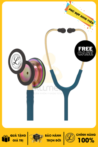 Ống Nghe Littmann Classic III ™ Carribean Blue Rainbow 5807