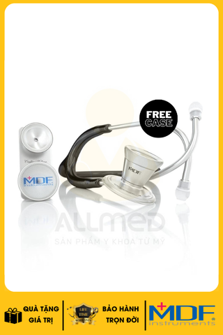 Ống nghe tim mạch MDF® Procardial® Black đối tượng người lớn và trẻ em