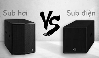 So sánh loa Sub hơi và loa Sub điện: Nên mua loại nào cho dàn karaoke của gia đình?