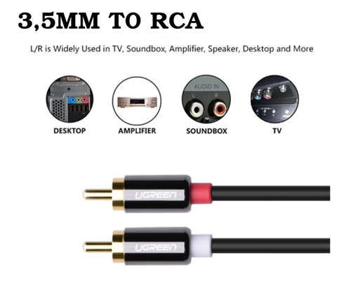 Dây Tín Hiệu 3.5mm Ra RCA ( Dài 3M )