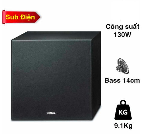 Loa Sub Yamaha NS-WSW121, Sub điện, Bass 14cm,130W