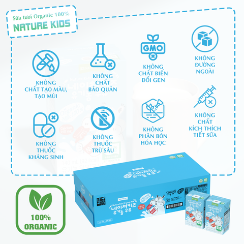 Nature Kids Organic - Sữa tươi Organic 100%