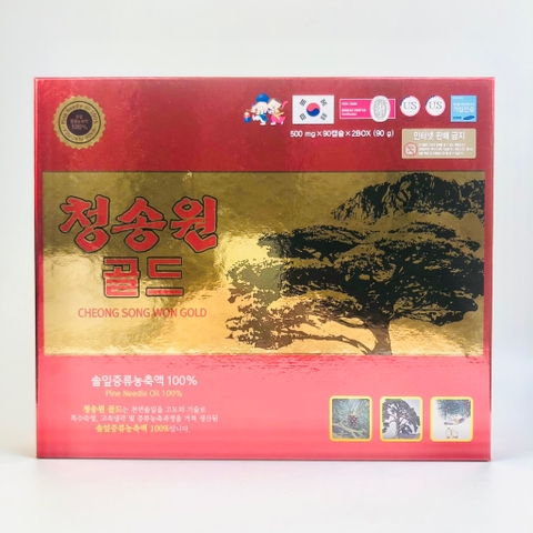 Tinh dầu thông đỏ SamSung 180 viên 청송원 골드 (20ae)
