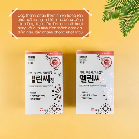 Viên uống trị nám kwangdong 120 viên ( 40ea)