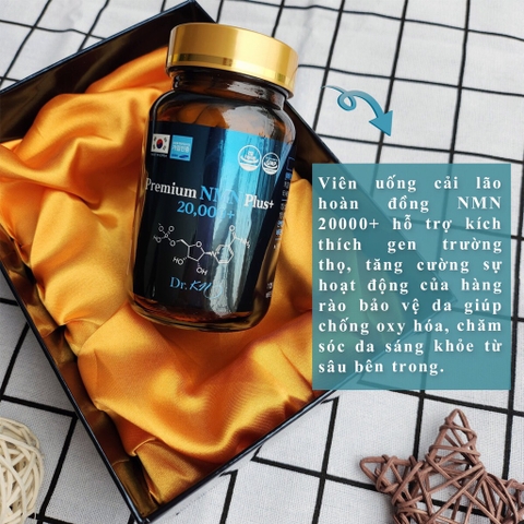 Viên Uống Cải Lão Hoàn Đồng NMN Hàn Quốc 90 Viên uống 3 tháng (50ea)