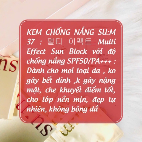 Set chống nắng sum 48kw