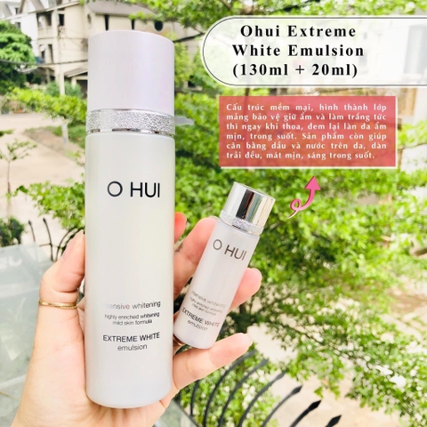 Set ohui trắng trị nám 2sp 105kw (8ea)