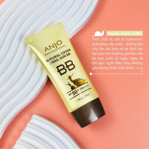 Kem che khuyết điểm ốc sên BB Anjo  50ml (120ea)