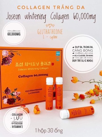 Nước uống collagen Trắng da JoSeon Whitening Collagen 25ml 30 ống (12ea)