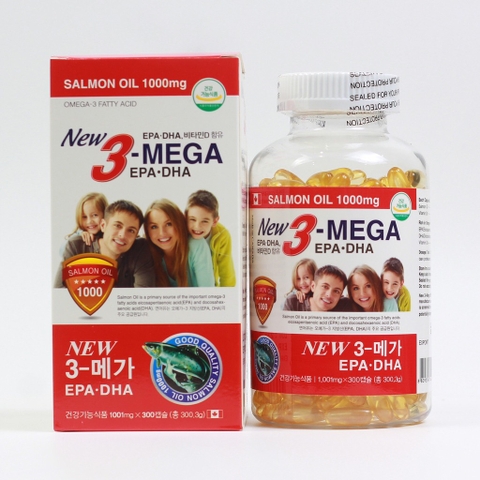 B01- Viên uống bổ sung omega 3 1000mg 300 viên ngày uống 2 viên (30ea)
