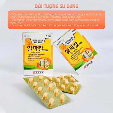 Viên uống hỗ trợ điều trị thoái hóa cột sống, gai đốt sống IlYang Hàn Quốc – Hộp 180 viên
