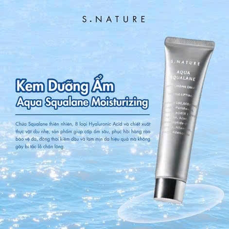 Kem dưỡng ẩm S.NATURE Aqua Squalane Moisturizing Cream 