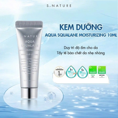 Kem dưỡng ẩm S.NATURE Aqua Squalane Moisturizing Cream 