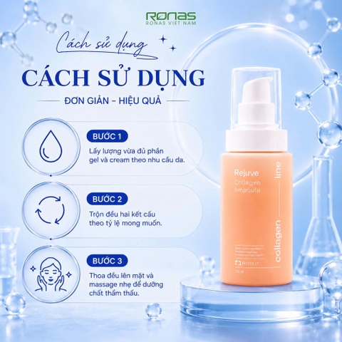 Tinh Chất Collagen Dưỡng Ẩm Và Hỗ Trợ Săn Chắc Da MERIKIT Rejuve Collagen Ampoule 120ml