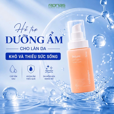 Tinh Chất Collagen Dưỡng Ẩm Và Hỗ Trợ Săn Chắc Da MERIKIT Rejuve Collagen Ampoule 120ml