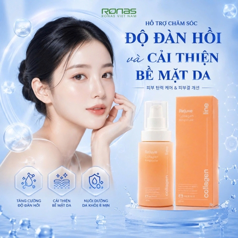 Tinh Chất Collagen Dưỡng Ẩm Và Hỗ Trợ Săn Chắc Da MERIKIT Rejuve Collagen Ampoule 120ml