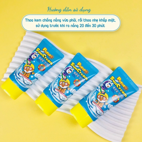 Kem chống nắng Pororo trẻ em SunCream 50ml (100ea)