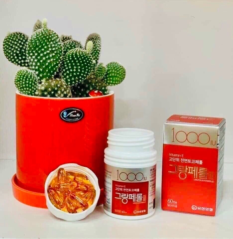 Viên uống bổ sung vitamin e hiệu thuốc yuhan 60 viên (80ea)