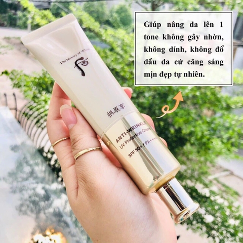 Set chống nắng chống nhăn Whoo 73kw tăng dung lượng 75ml  (8ea)