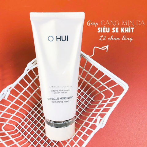 Set sữa rửa mặt ohui hồng 36kw (28ea) tăng 3%