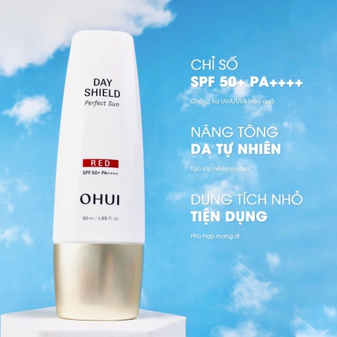 Set kem chống nắng ohui đỏ 42kw (20ea)