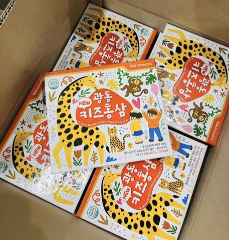 Hồng Sâm trẻ em kwangdong 30 gói 10gam (20ea)