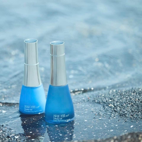 Set sum xanh cấp nước trị mụn 2sp 115kw (8ae)