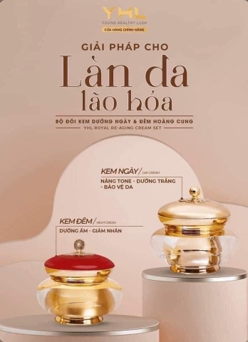 Set kem dưỡng trắng hoàng cung 2 hũ ngày đêm Re:ofe (18ae)