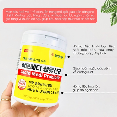 TPCN - Men tiêu hoá hãng dược Kolon pharm 60 gói 60gam (60ea)