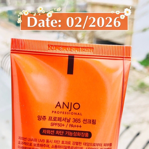 Kem chống nắng nâng tone Anjo SPF 50+ PA+++ 70g (100ea)