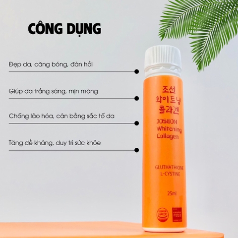 Nước uống collagen Trắng da JoSeon Whitening Collagen 25ml 30 ống (12ea)