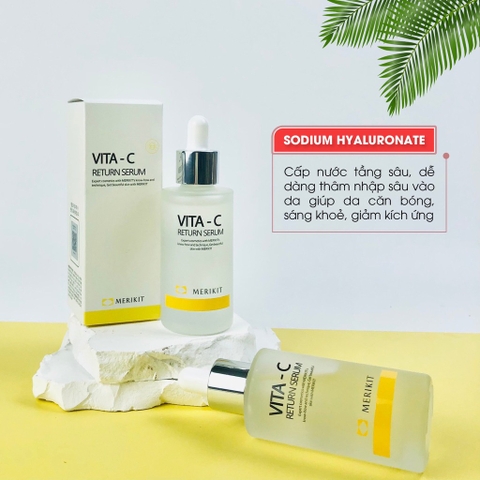 Serum dưỡng trắng đều màu da VITA - C Ronas 50ml 80ea)