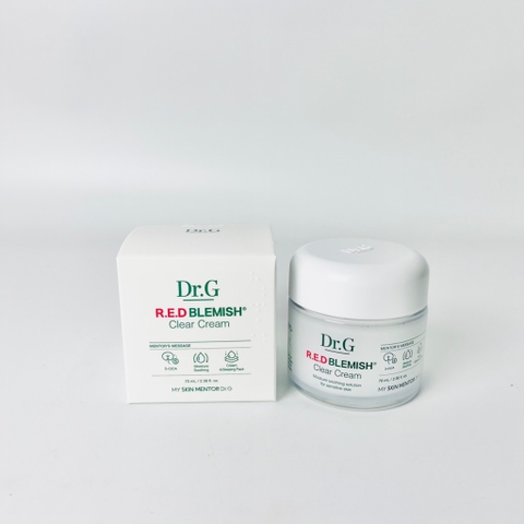 Kem dưỡng ẩm dịu da giảm mụn Dr G Red Blemish Clear Cream 70ml DR.G