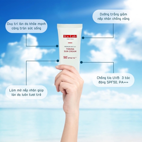 Kem chống nắng nâng tone dưỡng trắng  Kangnamlab Kn.Lab 60ml (100ea)